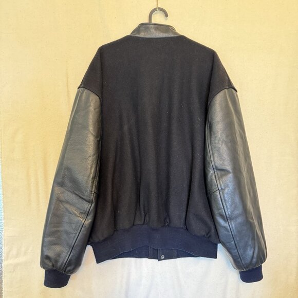 Avon Sportswear Wear & Tear Vintage Wool `North York Soccer 2XL Varsity Jacket - Picture 7 of 9